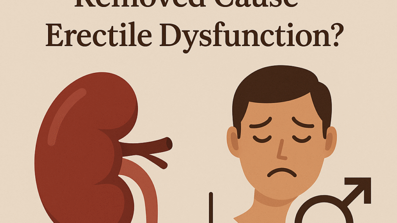Can Having a Kidney Removed Cause Erectile Dysfunction?